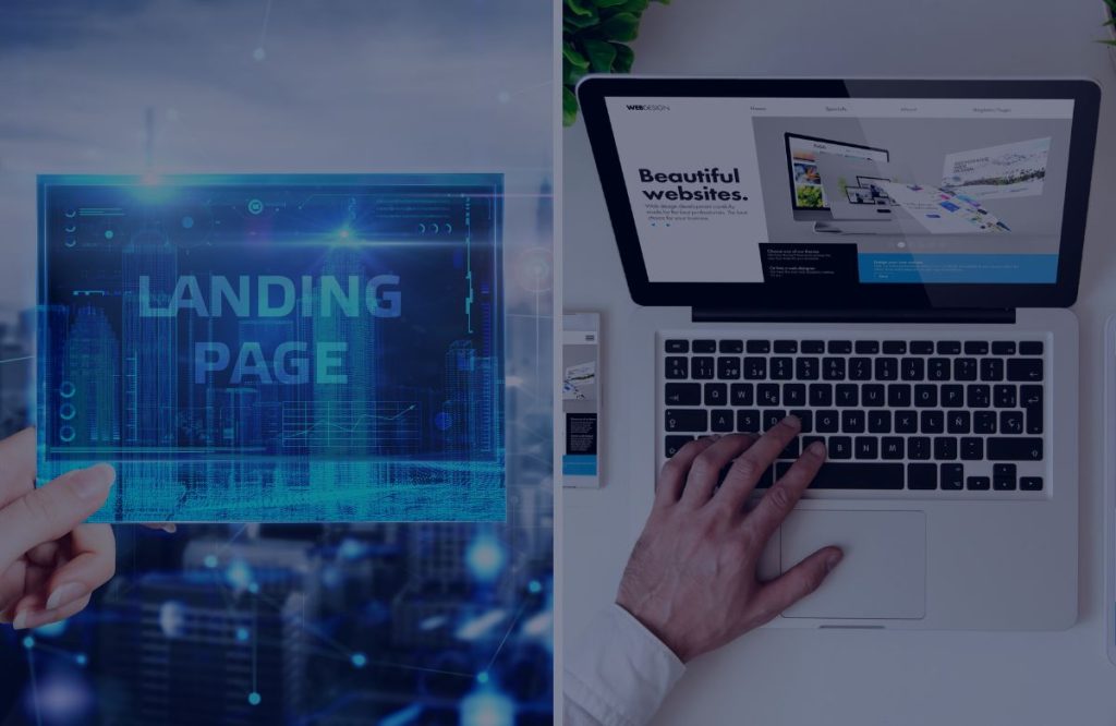 Landing Page vs. Firmenwebsite